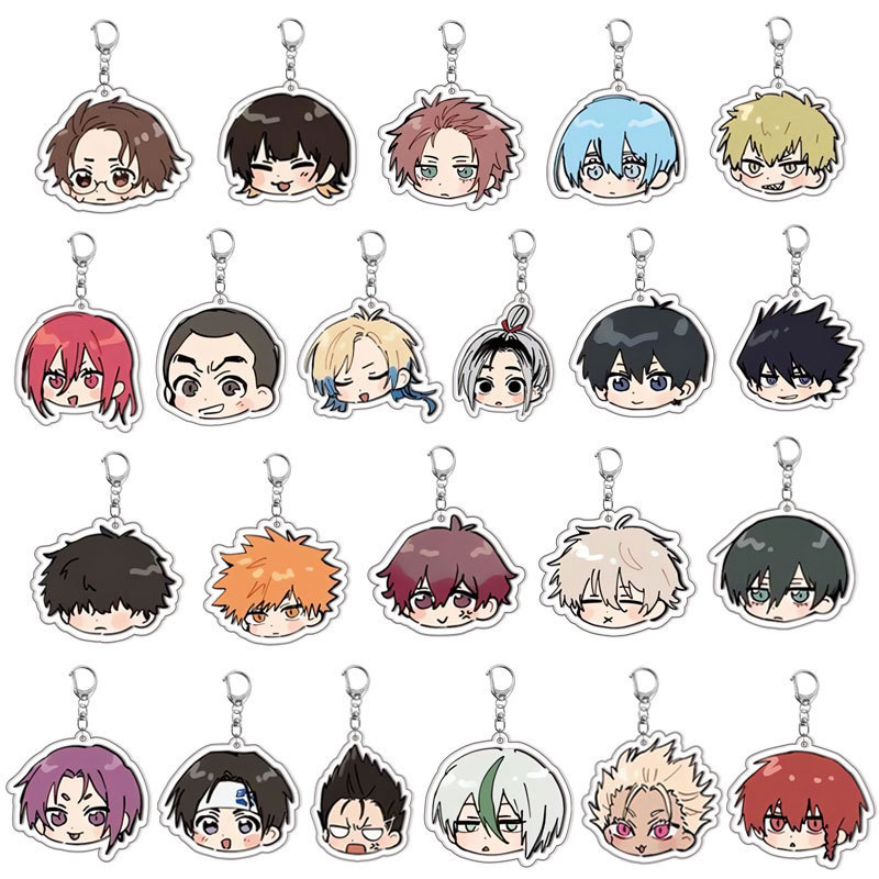 [Interlayer] Blue Prison Acrylic Keychain Jieshiyi Fenglehuo Guoshen Yanji Backpack Pendant