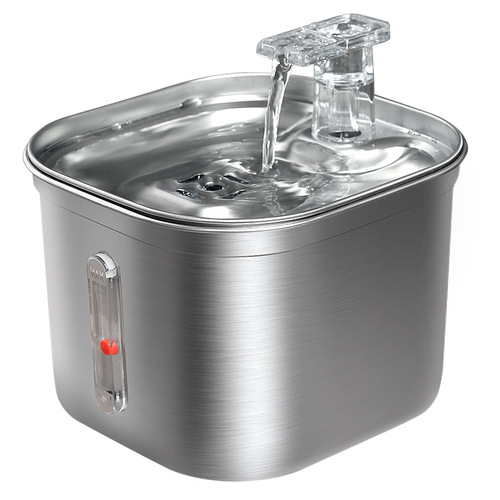 Pet water dispenser stainless steel automatic drinking water 304 steel cat water dispenser constant temperature heating fountain cat and dog feeding water