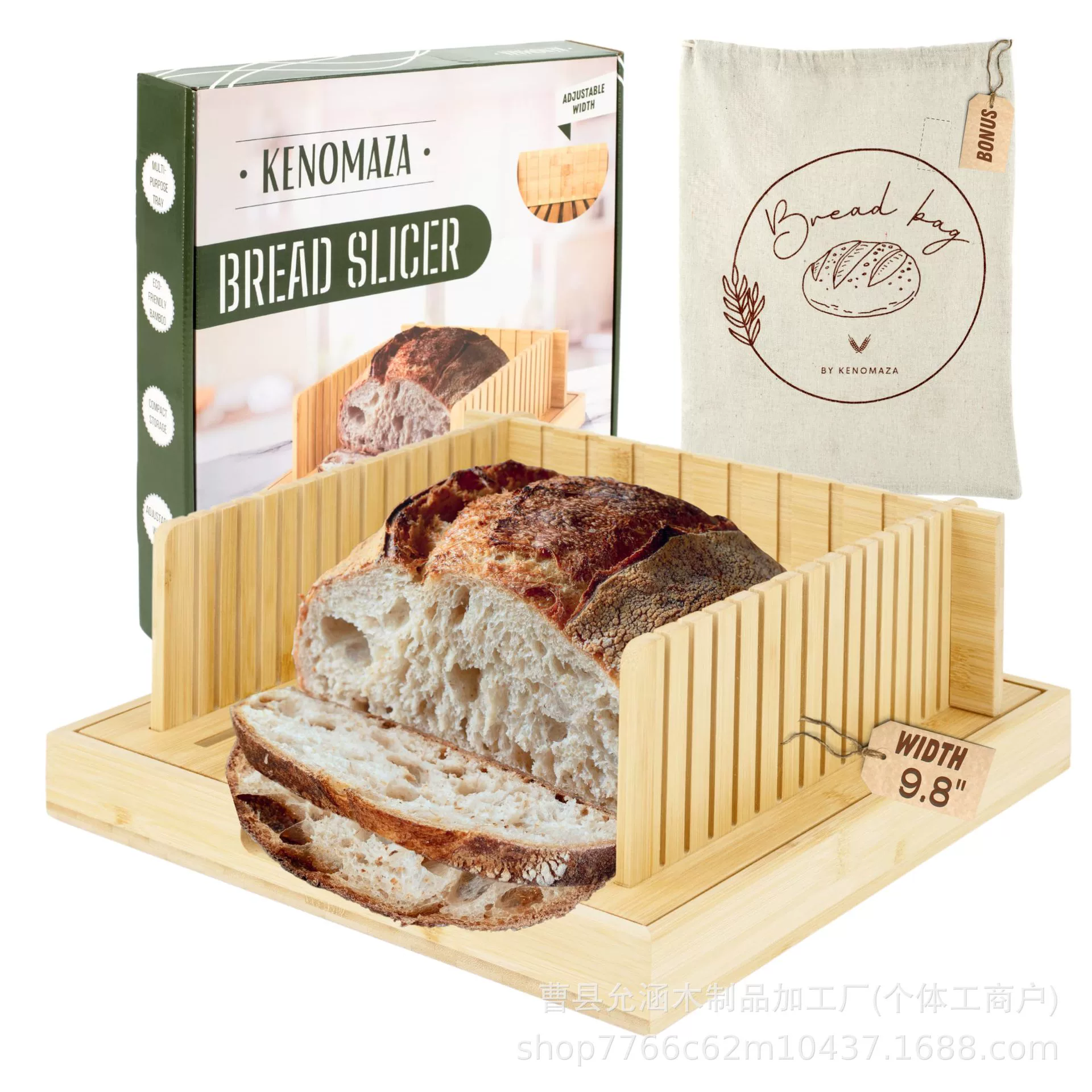 Новый бамбуковый и деревянный хлеб для резки креативный бамбуковый хлеб для резки ломтиков Регулируемый поднос для панировочных сухарей складной