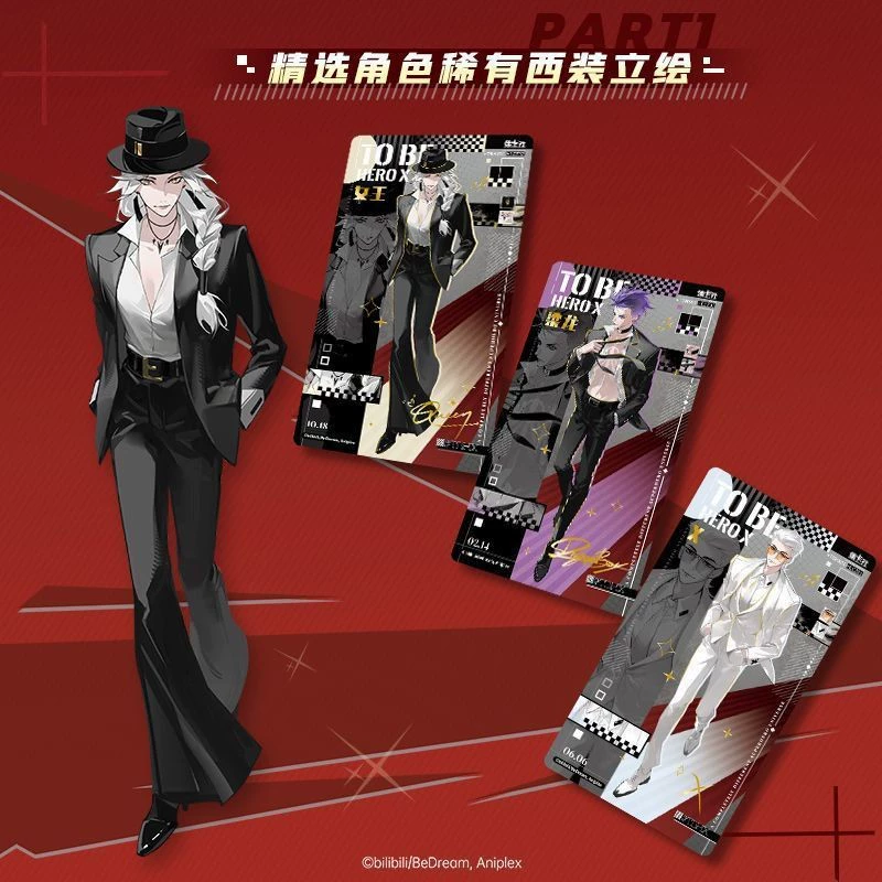集卡社 Новая выпуклая героическая X карта анимация сериала TOBEHEROX серия анимации акриловая коллекция карт