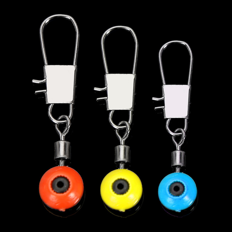 Stainless steel space bean sea fishing sea rod 8-eye ring connector floating fishing tackle sea bean wholesale