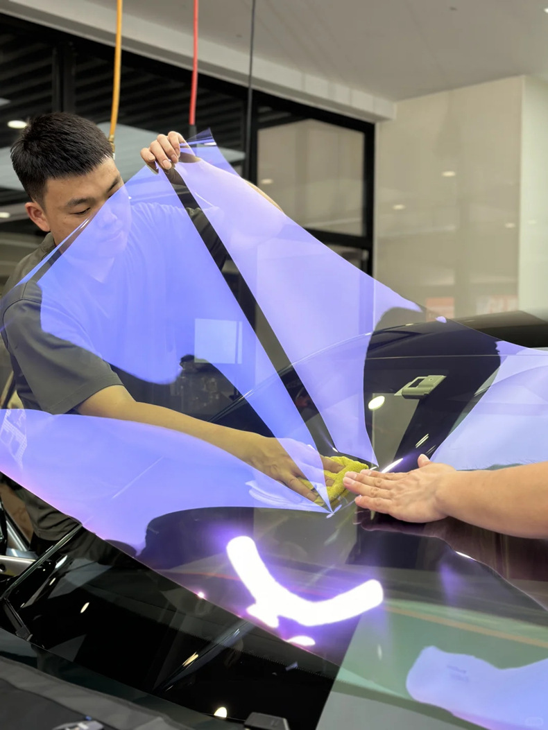 Sanying Emperor Purple K70 Front Glass Magnetron Sputtering High Heat Insulation Sunscreen Solar Film Car Window Glass Privacy Film