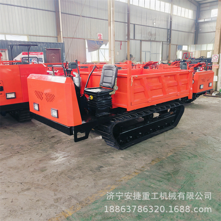 全柴25马力履带运输车 水田地农用搬运车 翻斗自卸矿用履带车