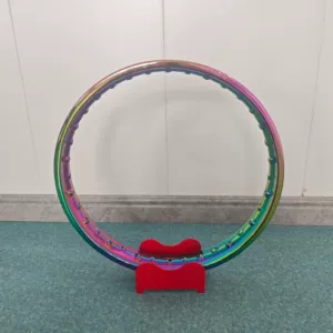 Motorcycle Colorful PVD Steel Rims, Iridescent Vacuum Coated Spoke Wheels, Customized Colorful Rims for Personalized Modification, Cross-Border