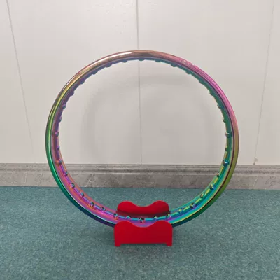 Motorcycle Colorful PVD Steel Rims, Iridescent Vacuum Coated Spoke Wheels, Customized Colorful Rims for Personalized Modification, Cross-Border (Motorcycle wheel hub)