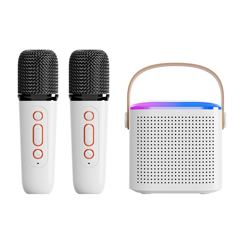 Y1 ワイヤレス Bluetooth オーディオ マイク付き、雰囲気照明、子供用ワイヤレスマイク、オールインワンオーディオ、カラオケオーディオ、屋外用|undefined