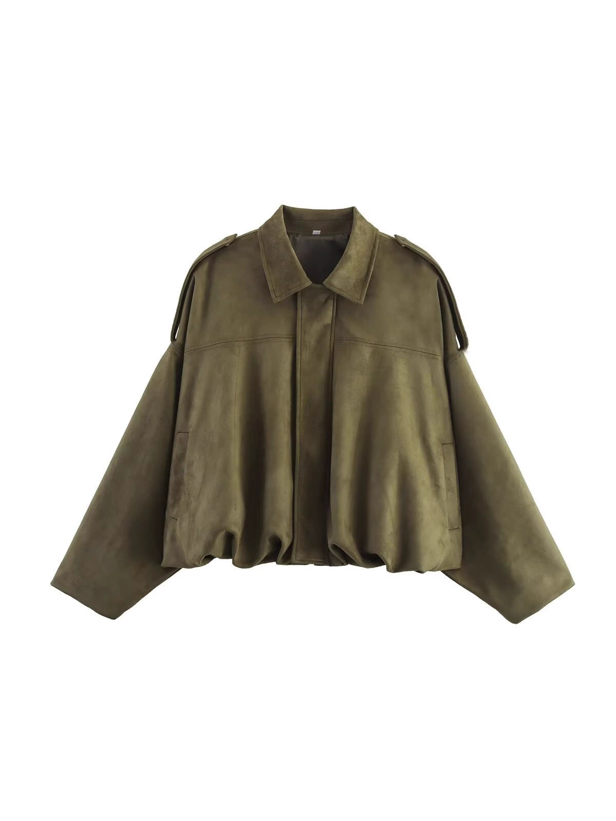 Autumn suede jacket, European style