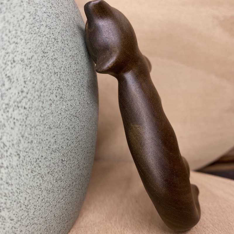 Gatito sándalo masaje peine lindo gato de dibujos animados Meridiano de madera peine de cabeza terapia de cuerpo entero universal masajeador descompresión