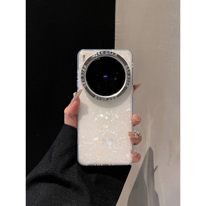 Suitable for Vivox300 Mobile Phone Case X300Pro Transparent Shell Pattern Protective Cover X200Pro Women's Style Ins Trend Suitable for Vivox300 Mobile Phone Case X300Pro Transparent Shell Pattern Protective Cover X200Pro Women's Style Ins Trend