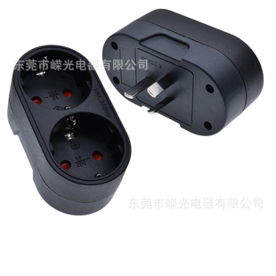 E-020-16-1 Australian standard to European standard one out two Australian standard to European standard double Joint German French Australian plug to European style