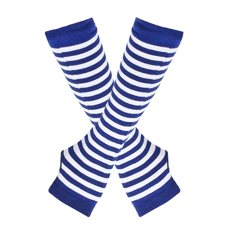 화이트+사파이어 블루/얇은 스트립 21