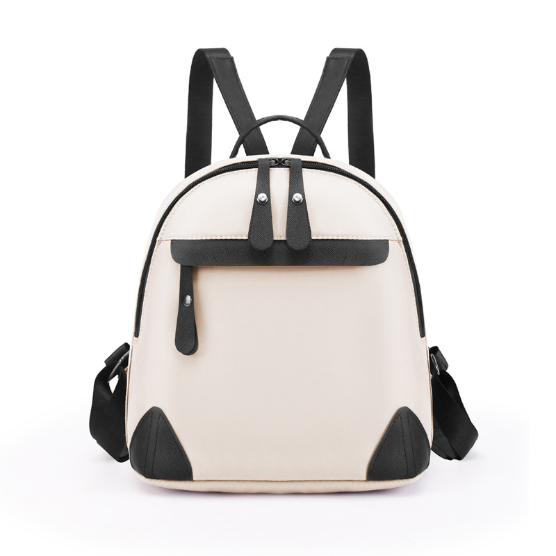 Nuevo estilo del sudeste asiático casual contraste color damas tela Oxford mochila moda urbana simple viaje mochila al por mayor