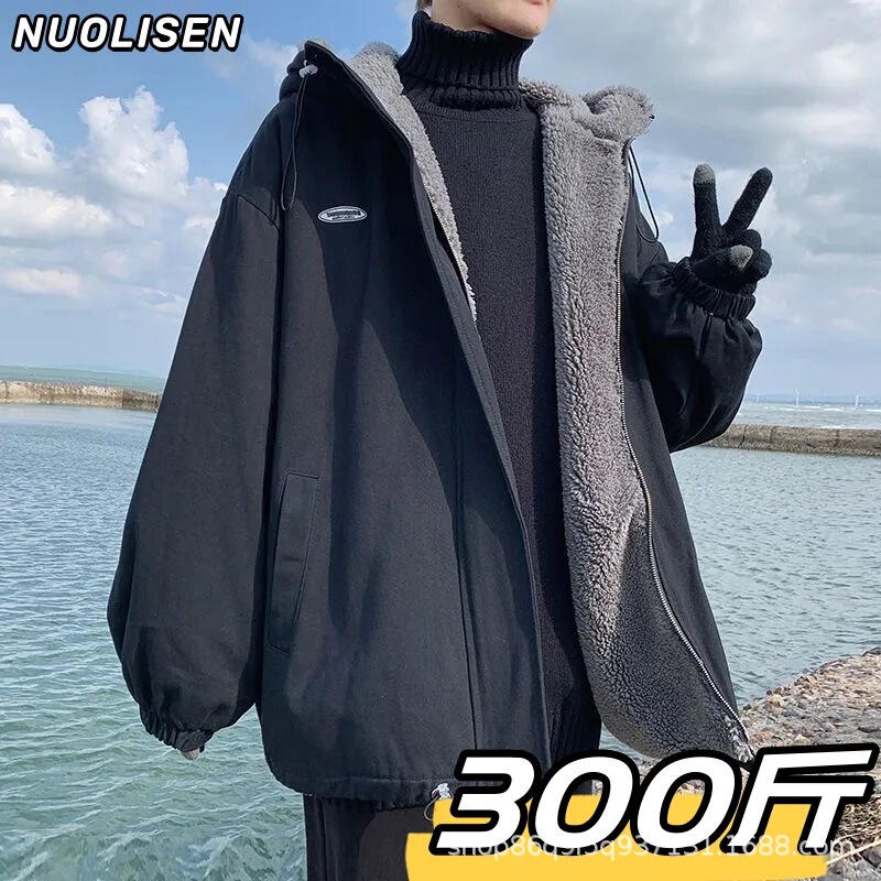 Plus-Size Outfit 150kg Outdoor Lamb Wool Fleece Jacket for Women, Autumn and Winter Loose Fleece Jacket for Outdoor Hiking