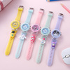 Sanrio, cartoon children's colorful children's watch for elementary school students, silica gel watch strap, electronic doll