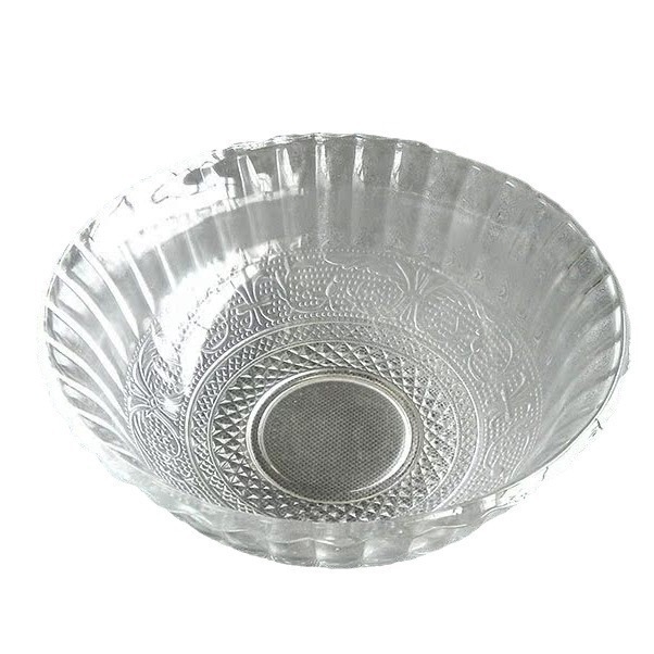 Tazón de vidrio para fideos instantáneos, ensalada de frutas, diseño de cola de fénix - Mayorista