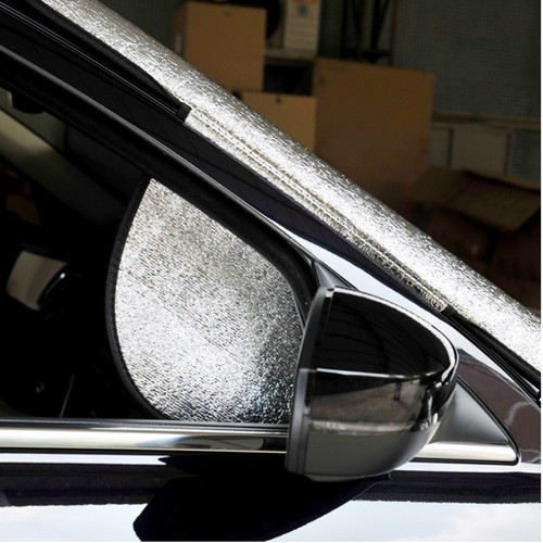 70*150 binaural 80g external sunshade and snow shield, anti-theft sun protection, cooling and snow shield, pearl cotton car