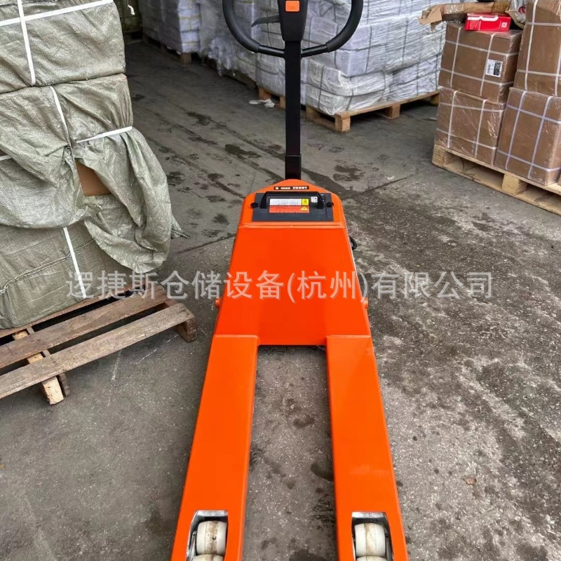 全半电动步行式搬运车托盘车地牛2吨液压搬运车3T半电动液 压拖车