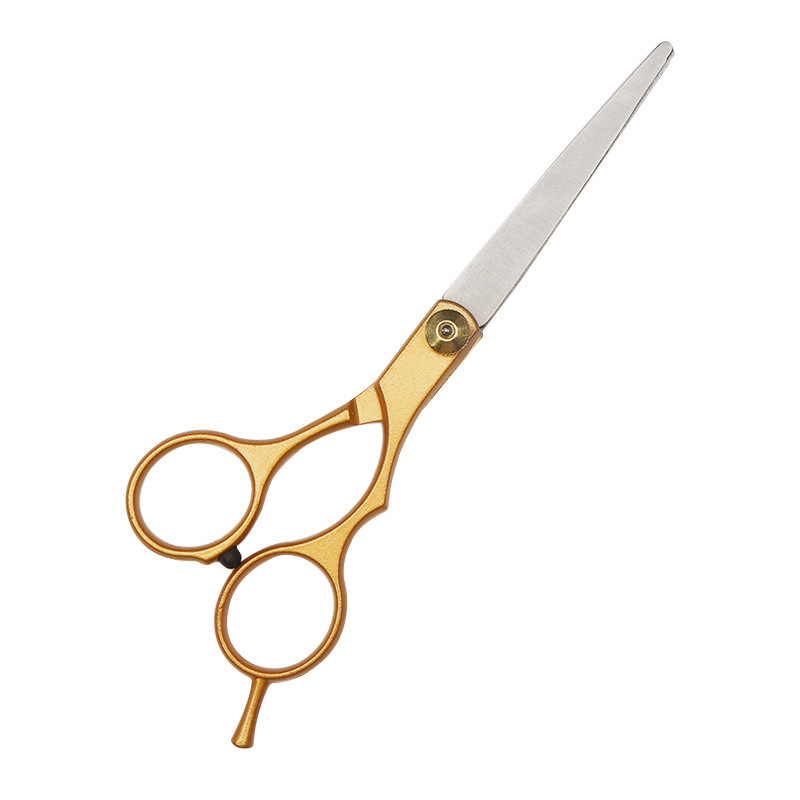 Tijeras para el cabello Tijeras para el cabello Tornillo blanco de 6 pulgadas Tijeras planas Tijeras para dientes Niños adultos para el hogar Tijeras para el cabello