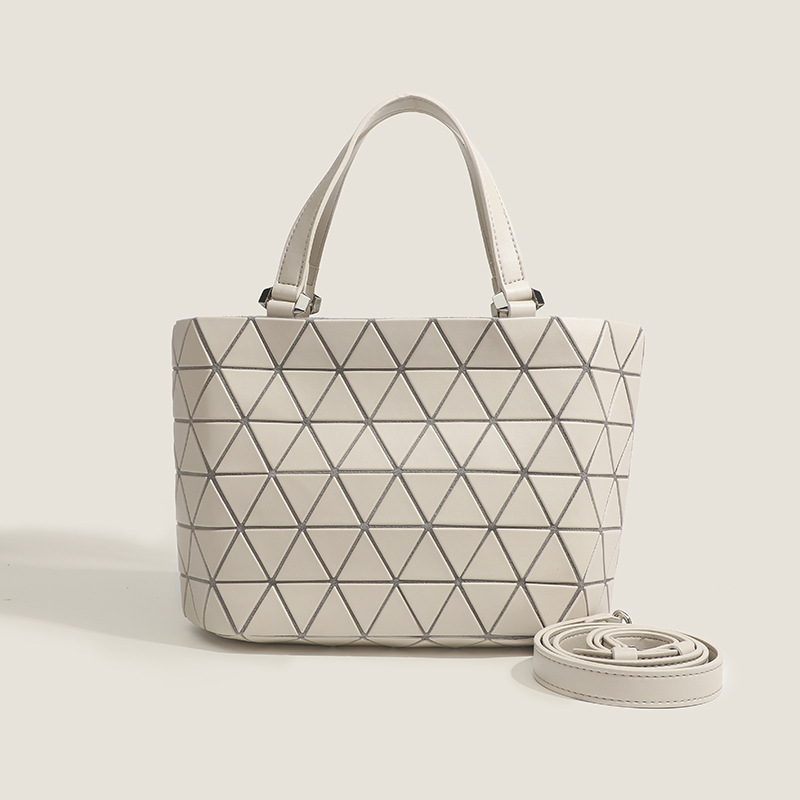 Diamond Geometric Bag, Versatile One-Shoulder Hand-Held Cross-Body Women's Bag, Large-Capacity Frosted Crystal Bag, Fashionable Bucket Bag for Women Diamond Geometric Bag, Versatile One-Shoulder Hand-Held Cross-Body Women's Bag, Large-Capacity Frosted Crystal Bag, Fashionable Bucket Bag for Women