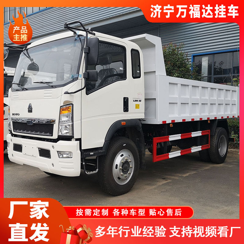Transfer Right Cockpit Mine Engineering Vehicle 10 Wheel Slag Transport Truck 371 Hp Dump Garbage Truck