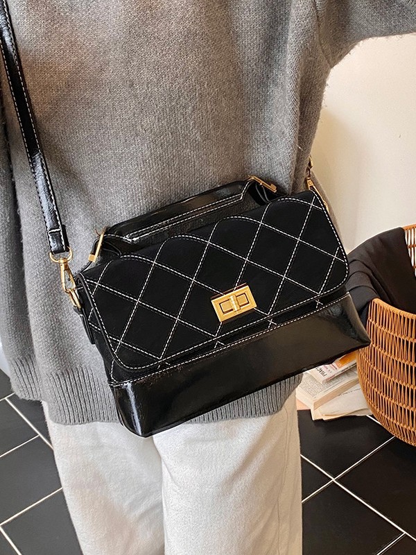 Bolso de mujer 2025 nuevo bordado de diamante transfronterizo bolso de mano popular bolso de hombro simple bolso de vagabundo universal