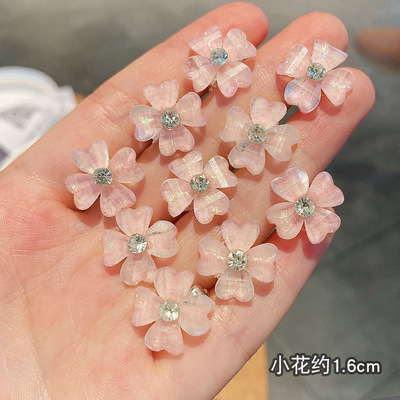 Los niños updo pelo hebilla niña linda horquilla princesa Super hadas guisantes hebilla pequeña flor pelo clip tocado accesorios para el cabello