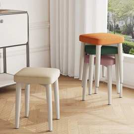 北欧餐椅现代简约书桌椅子家用可叠放餐桌椅女化妆椅