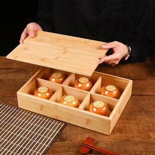 Wooden Mooncake Box Mid-Autumn Festival Gift Mooncake Packaging Box Creative Wooden Handmade Gift Packaging Wooden Box