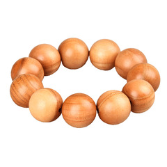Peach Wood Bracelet Natural Wood Buddhist Rosary Beads Men Women Cultural Craft Necklace Handheld Position Beads Round Beads Portable Men Women Version
