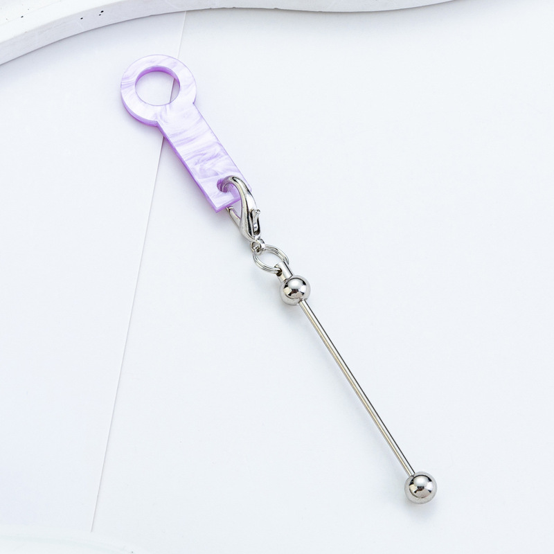 新しい DIY ビーズアクリルストローペンダント 8 ミリメートル-10 ミリメートルアイスバーカップストローアクセサリー卸売|undefined