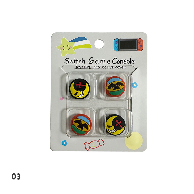 Tapa basculante de silicona de Nintendo Switch de dibujos animados NS Lite tapa basculante tapa protectora mango tapa protectora basculante