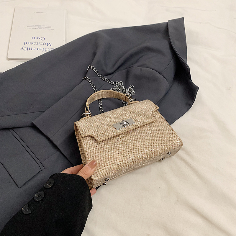 El popular bolso Kelly de otoño e invierno de este año 2024 nuevo bolso de mano diseño de nicho bolso de hombro bolso de mensajero de estilo occidental mujer