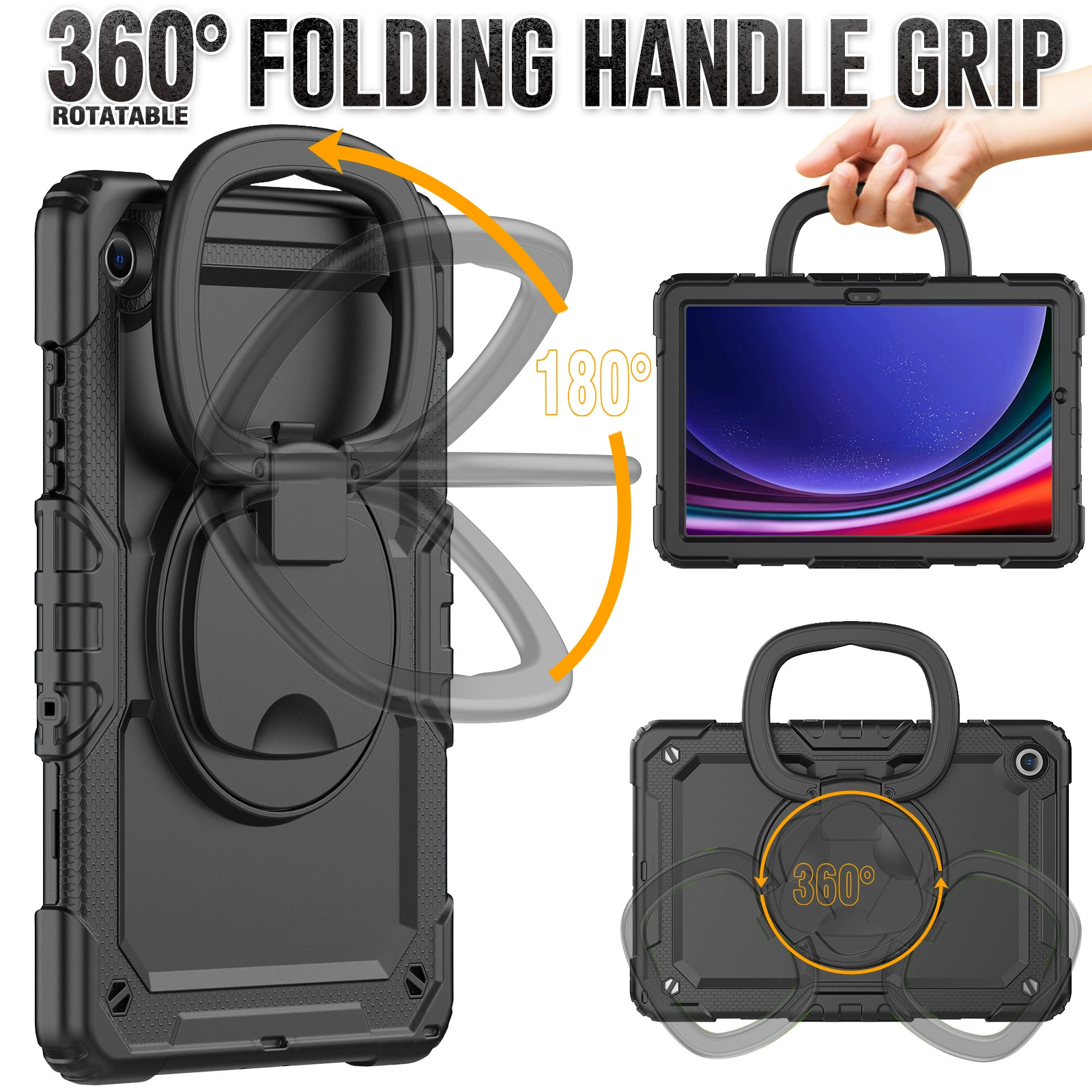 Подходящий чехол защитный для планшета Samsung Galaxy A9+ / Tab S6 Lite Protective Case S10 FE силиконовый A7 зеркальный