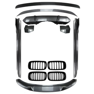 Suitable for Bmw X5 F15 Front Big Surrounded - carbon-fiber-style-front-grille-lip-no-tail-light-fits-2014-2018-models
