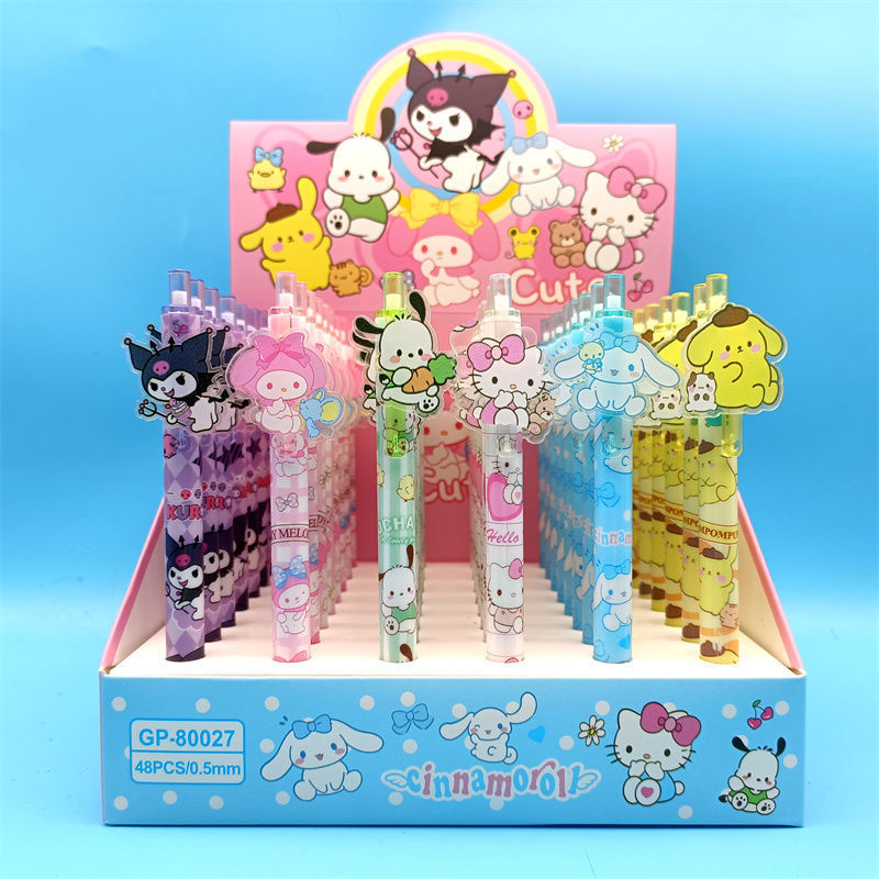 GP - 80008 miel Nieve Ice City parche pulsar lápiz móvil Kapibara Kulomi alto valor de la cara estudiante lápiz neutro 0.5