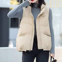羽绒马甲女款女短款外套女士羽绒背心女平湖高级感无袖