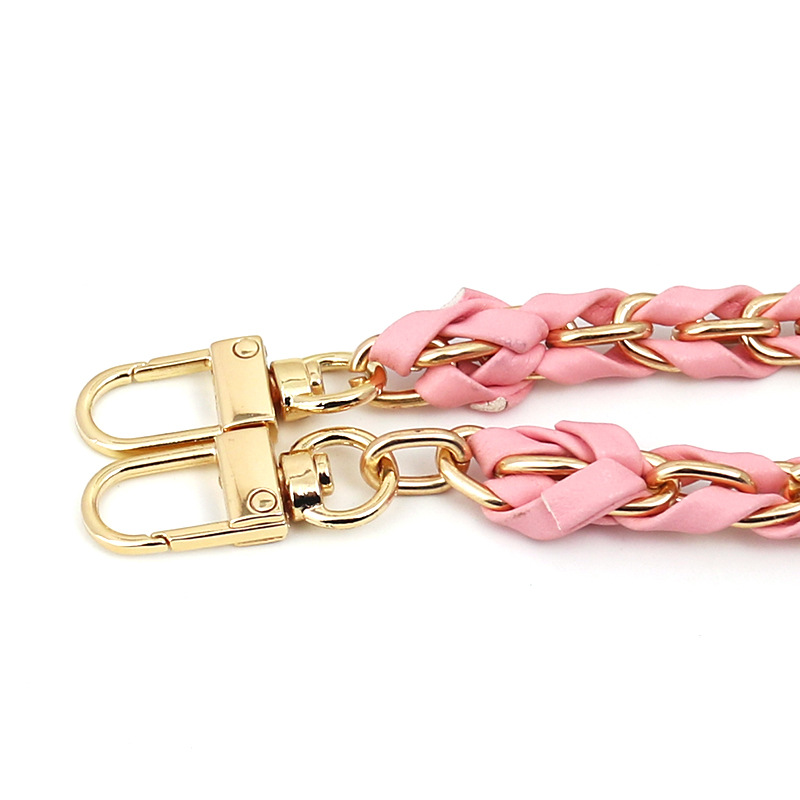 Bolso de verano para mujer con correa de cadena de cuero PU, correa de cadena de estilo Chanel, cadena de metal diagonal transversal estilo ins.