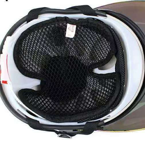 Electric car 3D helmet mesh pad heat insulation pad safety helmet lining heat-proof breathable cushioning comfortable motorcycle accessories
