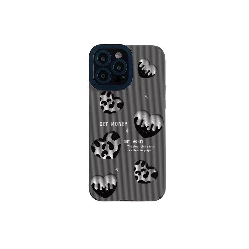 Cute Protective Phone Case For Samsung A71 A53 A32 Cream Heart Design_voghion.com