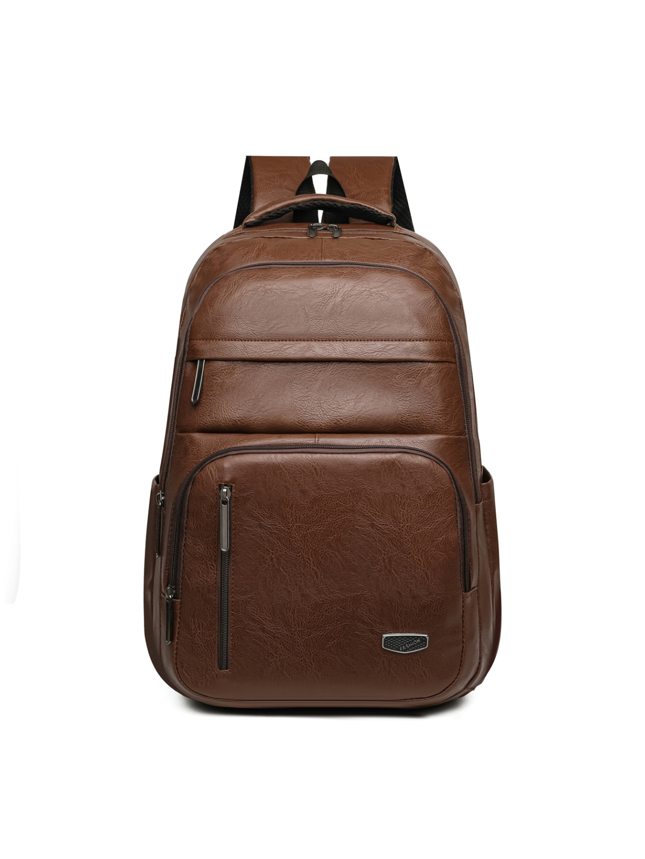 2025 nueva mochila para hombre, bolso de cuero de cercanías, bolso de escuela para estudiantes de gran capacidad, mochila de viaje para computadora de ocio