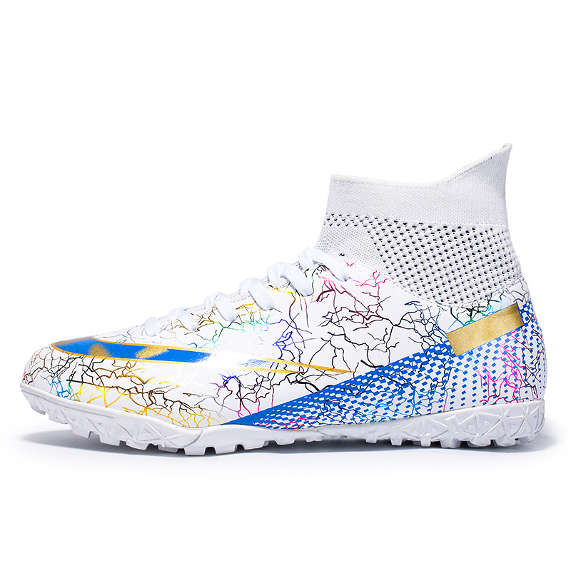 Binbinniao zapatos de fútbol transfronterizos de uñas rotas largas para hombres y mujeres Zapatos altos al aire libre cómodos transpirables antideslizantes zapatos de entrenamiento de moda