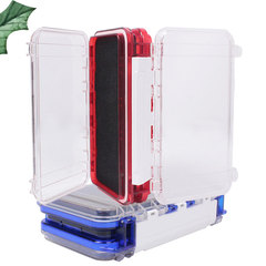 Spinning Box Dual-Sided Functional Accessory Storage Box Portable Lead Head Hook Lure Soft Bait Set Fishing Tackle Box