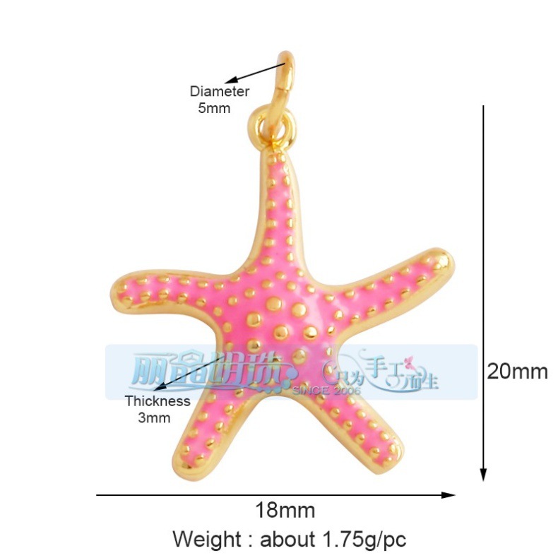 2g Weight Pendant Jewelry Making Type 18K Gold Plated Plating Material DIY Jewelry Accessories Classification 1 Piece Quantity Copper Material Scallop, Starfish, Conch Pattern All Seasons Season Marine Style Style 1 Piece Copper 18K Gold Plated Scallop Starfish Conch Pendant 8