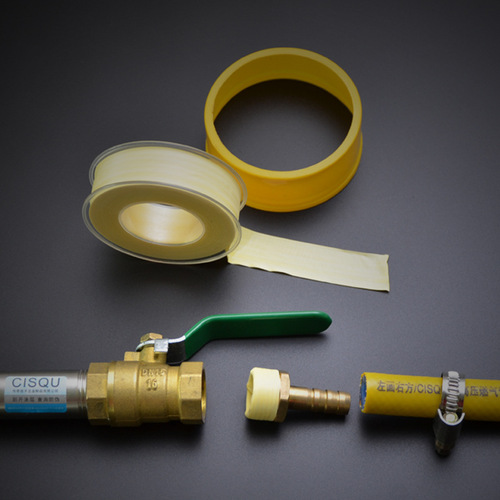 Household natural gas corrosion-resistant raw material belt sealing belt gas engineering PTFE waterproof tape widening accessories wholesale