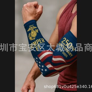 Sun Protection Sleeve Arm Sleeve Usmc 250Th Anniversary Compression Arm Sleeve