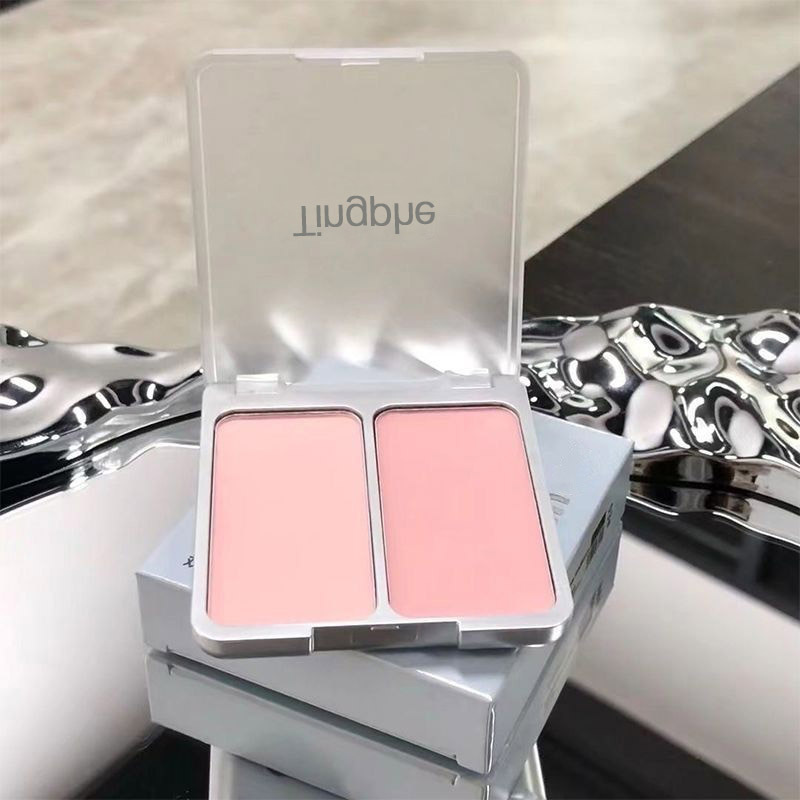 Rubor de dos colores, baja saturación, contracción, expansión, branquias, púrpura, brillo, reparación, fiesta estudiantil, colorete barato