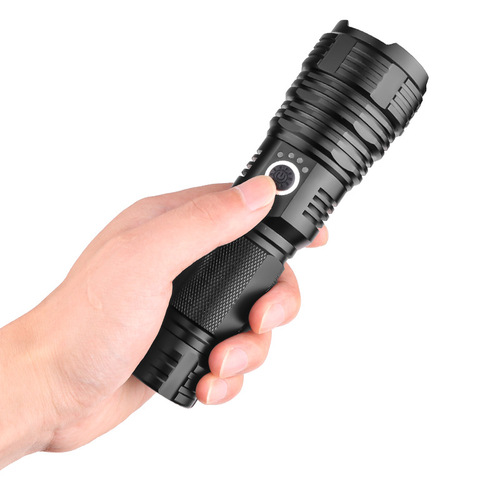Cross-border P70 Outdoor High-Intensity Flashlight Multi-functional Telescopic High Power Ultra-bright Charging XHP70 High-Intensity Flashlight