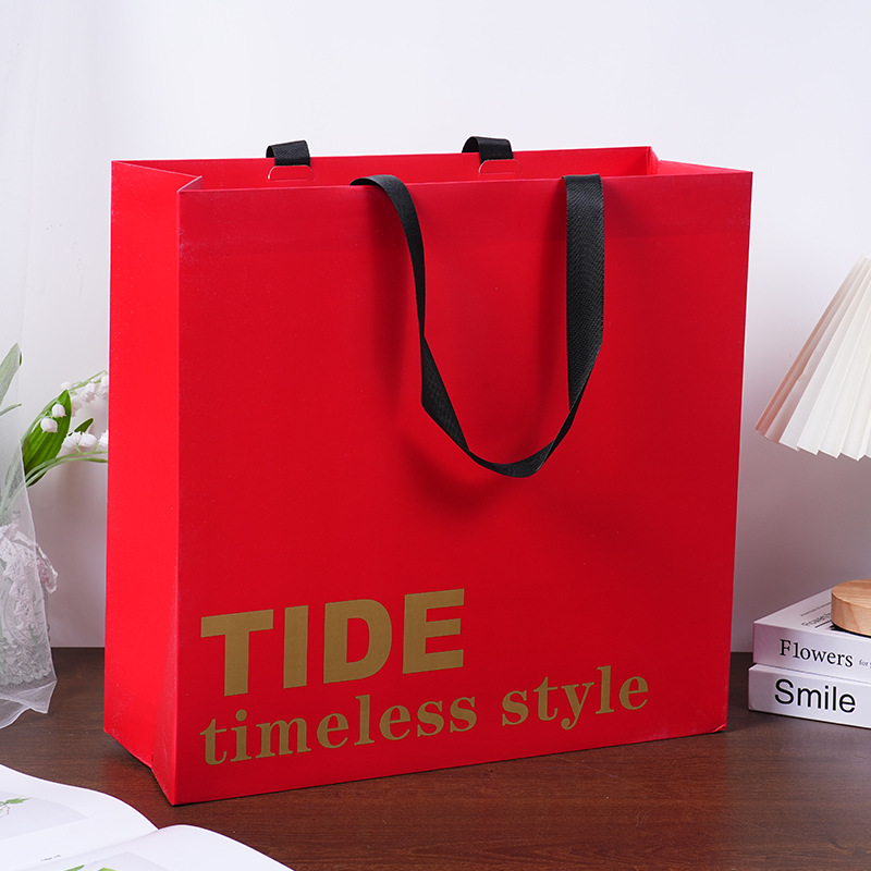 Bolsas de papel kraft sin cintura bolsas de mano logotipo ropa bolsas de regalo bolsas de papel bolsas de regalo bolsas de compras personalizadas