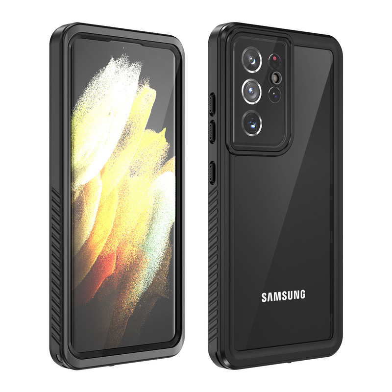 Red Pepper Waterproof Case for Samsung S21 Mobile Phone Strengthened Shockproof and Drop-proof Outdoor Sports Diving Protective Case