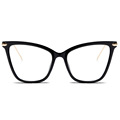 3288猫眼金属防蓝光眼镜复古时尚平光镜框潮流亚马逊跨境欧美男女